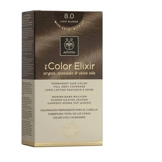 Apivita colorante permanente 8.0 biondo chiaro