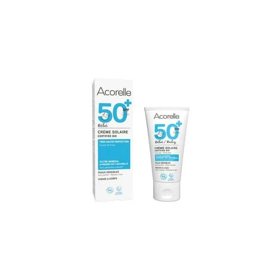 Acorelle Crema Solar Bebé Spf50+ Bio 50ml