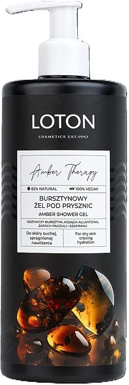 Gel doccia con estratto di ambra