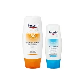 Eucerin™ Sun Extra Light Lotion SPF50+ 400ml + poppa 150ml GIFT