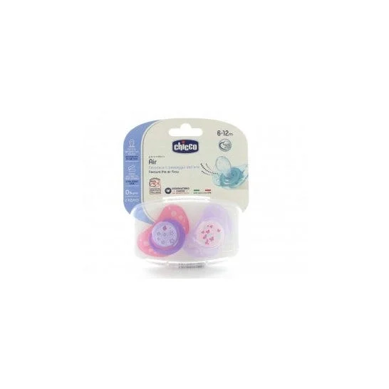 Succhietto al silicone Physio Air 6-12m Rosa 2unid