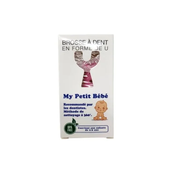 My Petit Bébé Cepillo de Dientes en U Rosa 2-6 Años 1ud