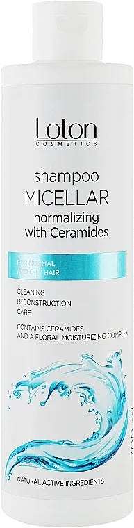 Shampoo micellare con ceramide