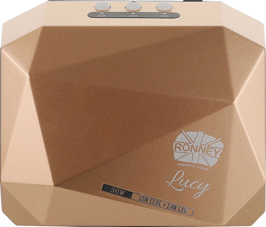 Lampada CCFL + LED, dorata