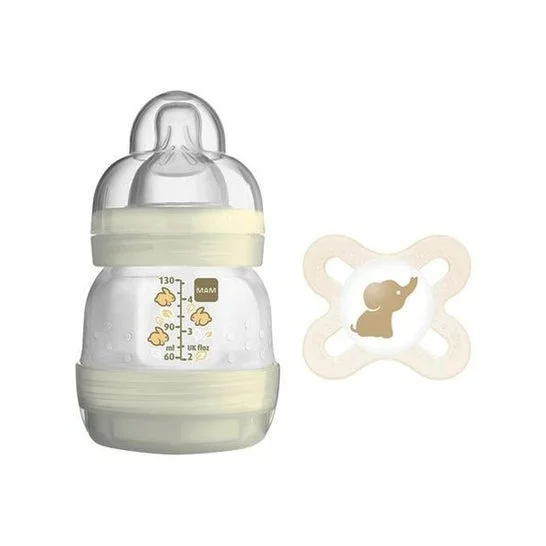Mam Baby Mam Bottiglia anticolica 130 ml + Ciuccio 0-2 M Silicone