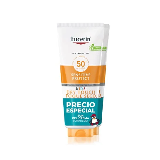 Eucerin Sun Sensitive Protect Kids Gel Crema SPF50+ 2x200ml