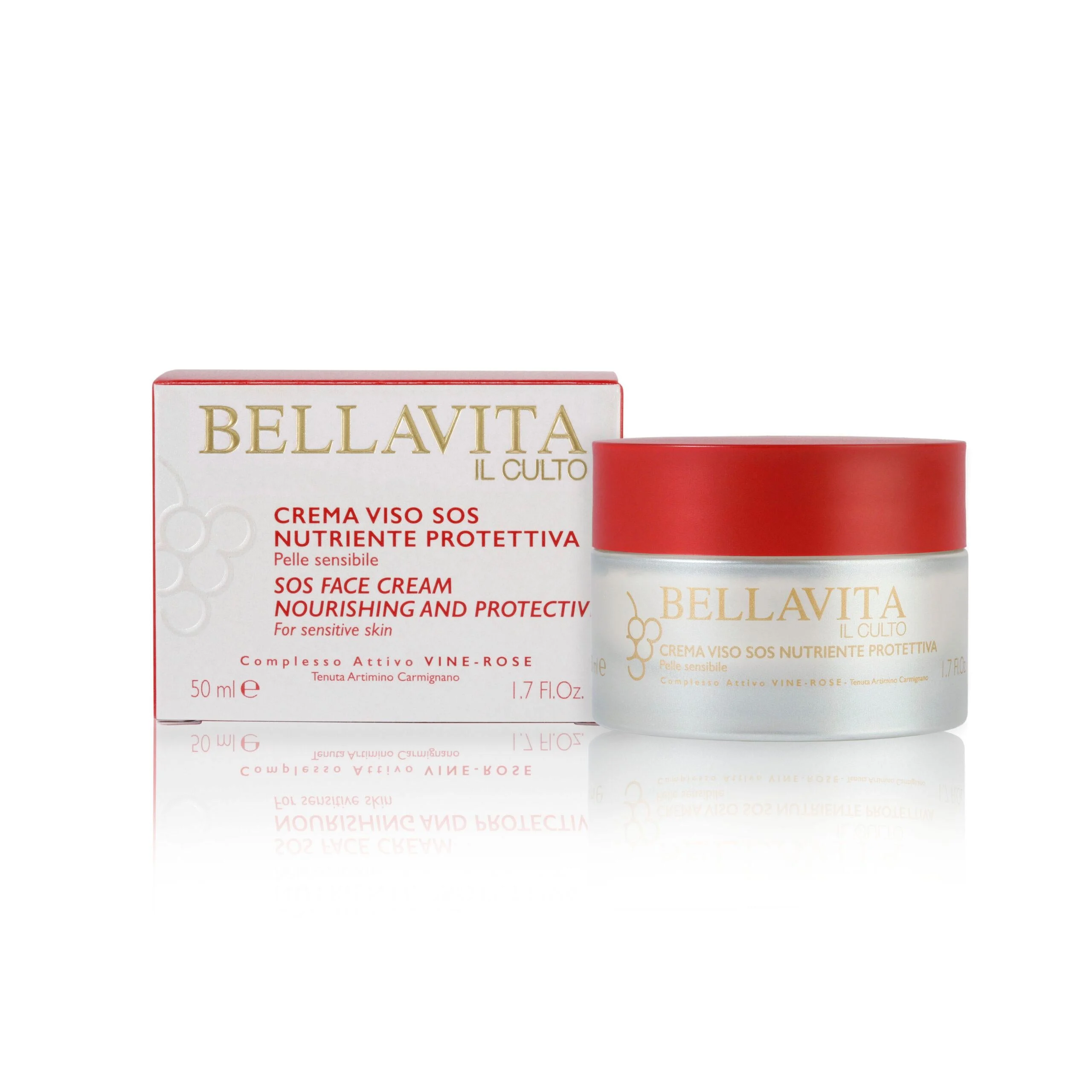 Vine Rose Carmignano Crema Viso SOS Nutriente Protettiva