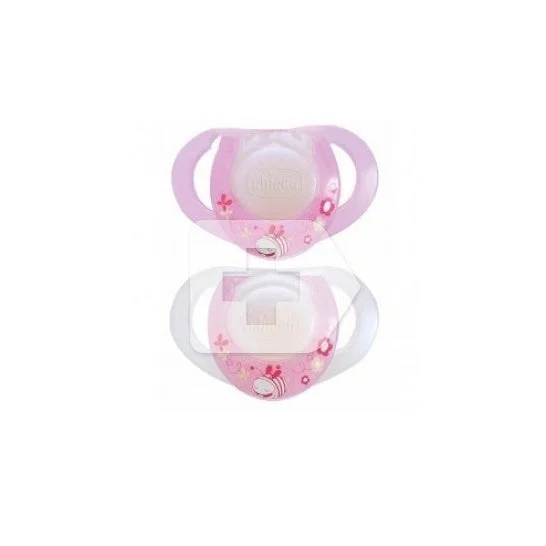 Succhietto Chicco™ fisioterapia per neonati rosa 2uds