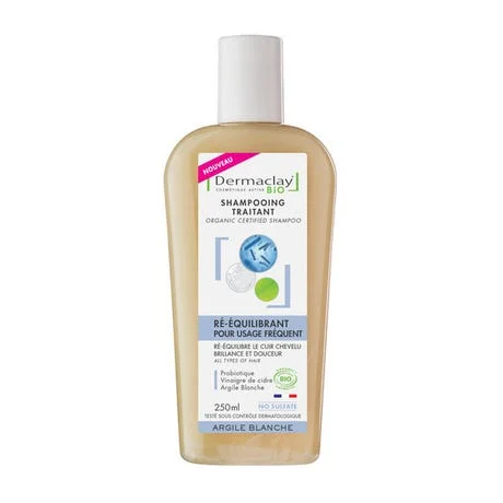 Dermaclay Shampoo BIO Probiotico per Uso Frequente Argilla Bianca 250ml