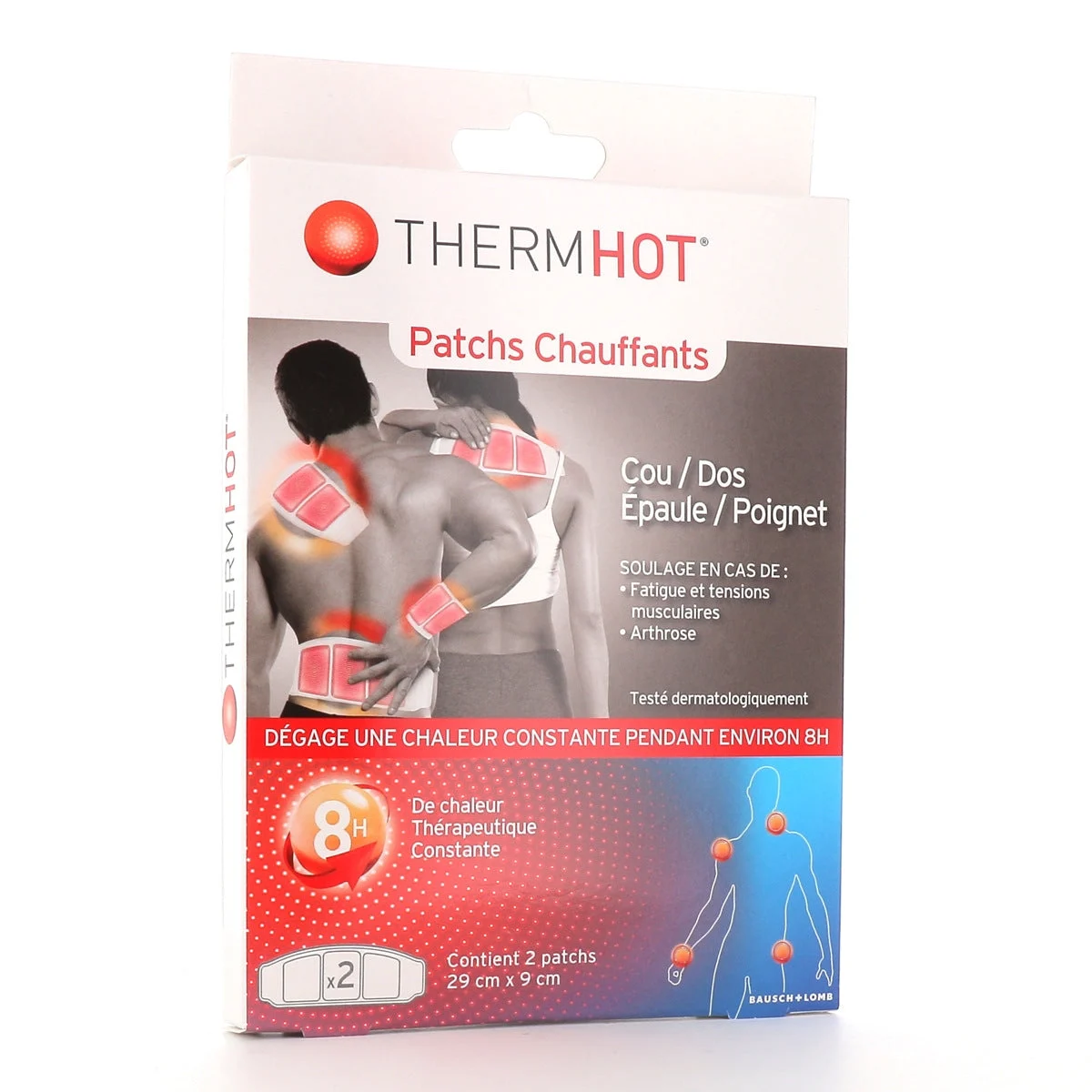 Bausch&Lomb Thermhot Patch Riscaldanti Collo Schiena Spalle E Polsi x2
