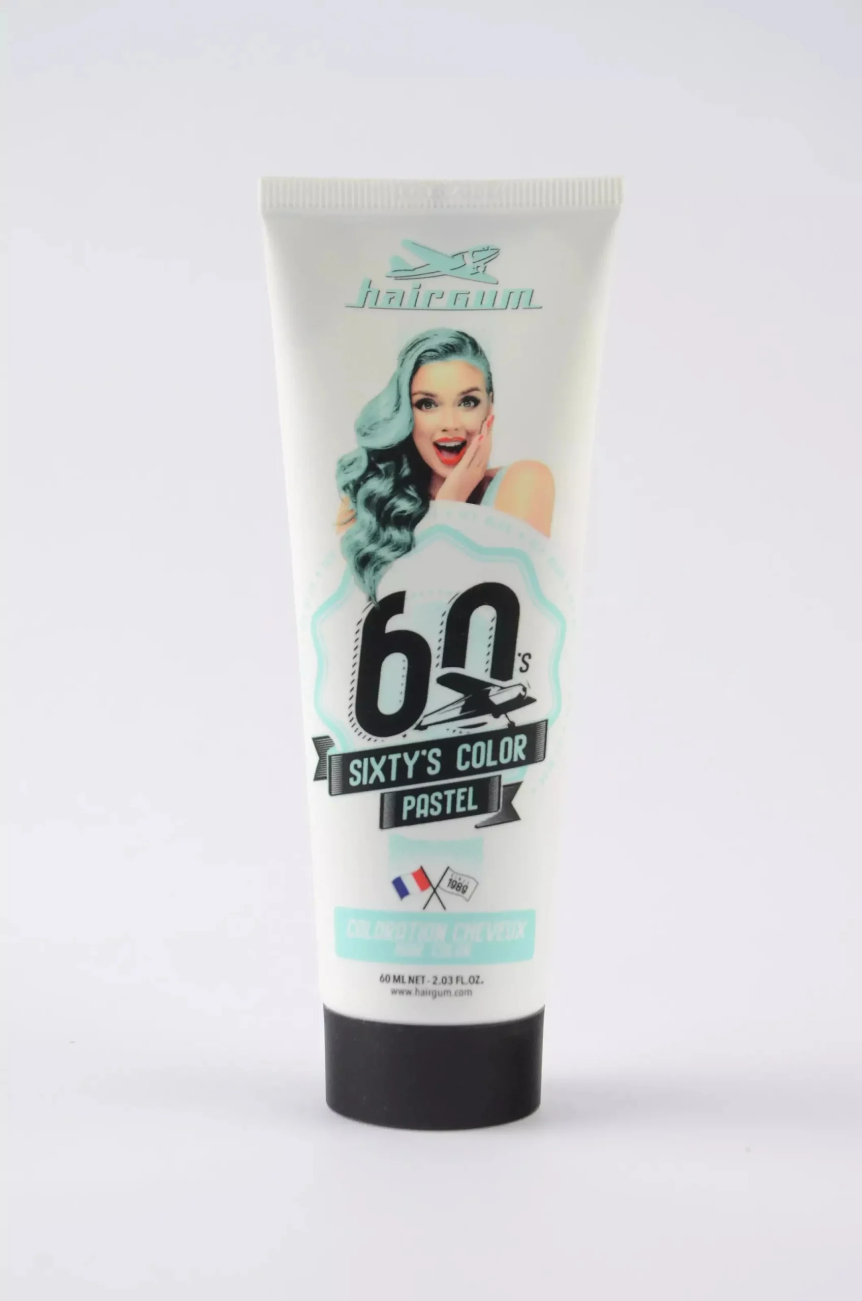 Hairgum Sixty's Color Tinta per capelli Blu ghiaccio 60ml