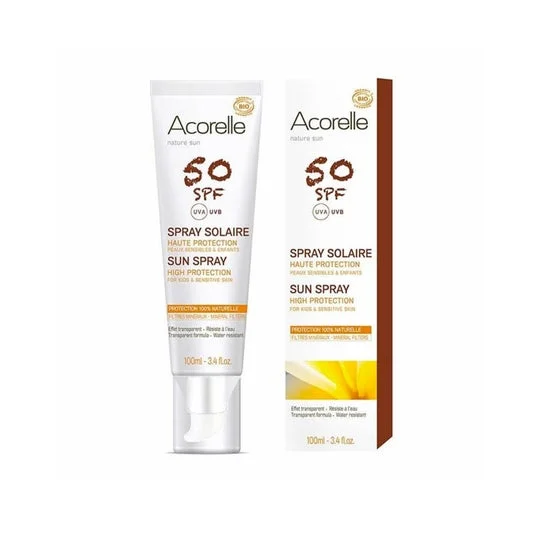 Acorelle Spray Solare Pelle Sensibile Spf50 100ml