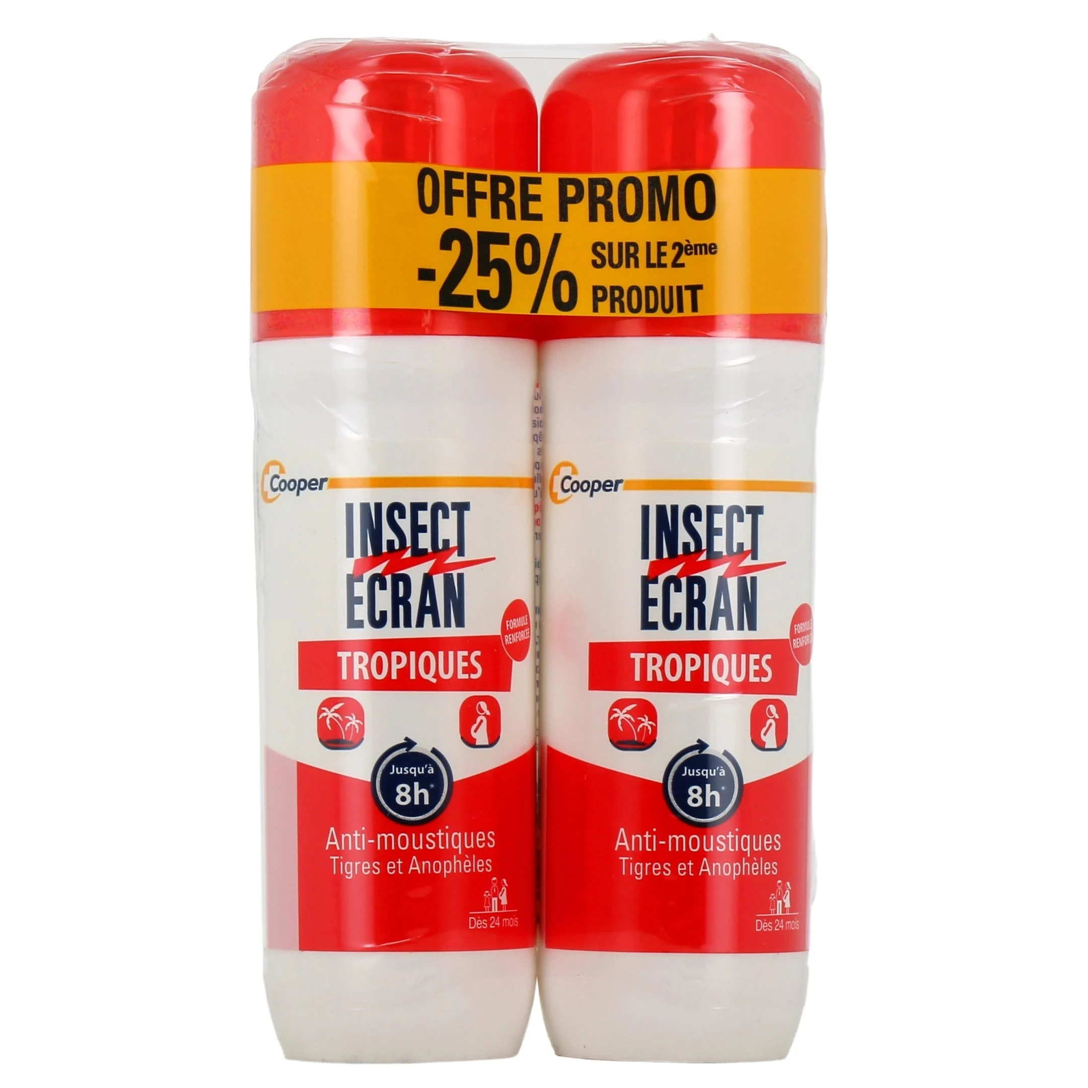 Insect Ecran Antizanzare Tropici Spray repellente pelle 2x75ml