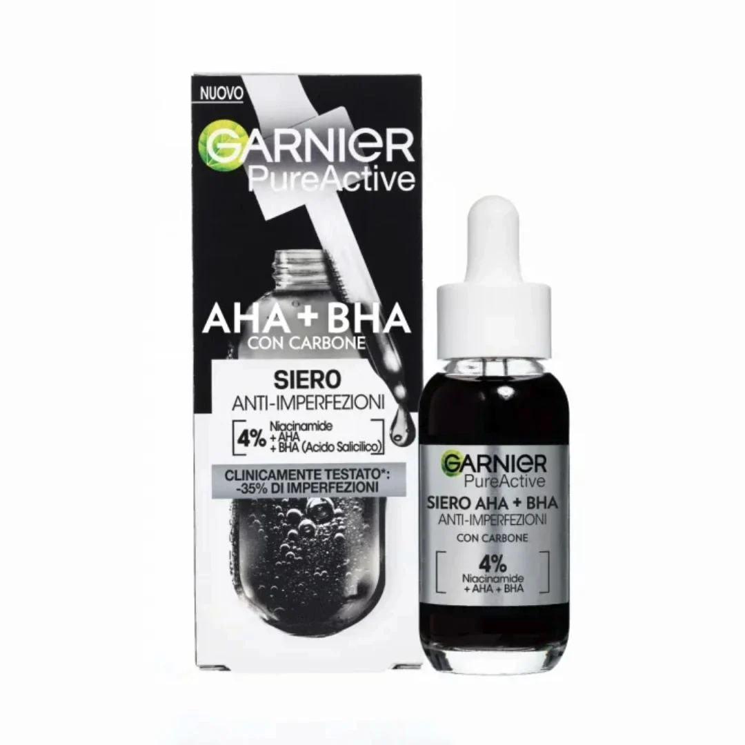 Pure Active Siero Anti-Imperfezioni AHA+BHA Charcoal