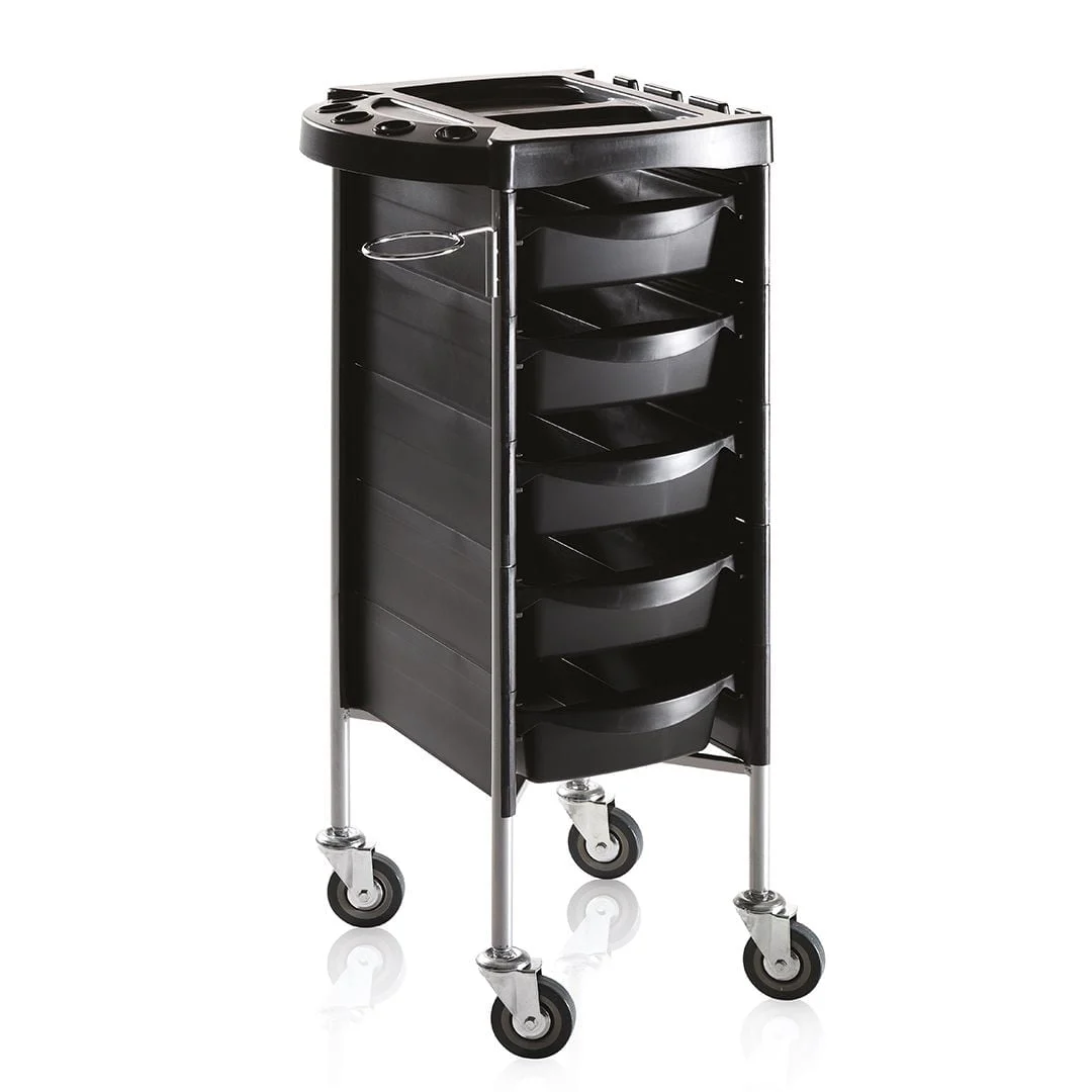 Carrello per parrucchiere e barbiere ACCADEMY 200 5 cassetti