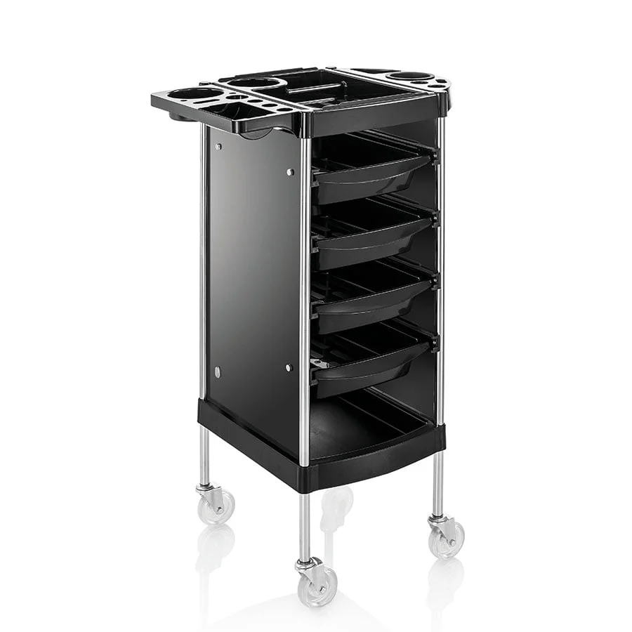 Carrello per parrucchiere porta oggetti 6 ripiani