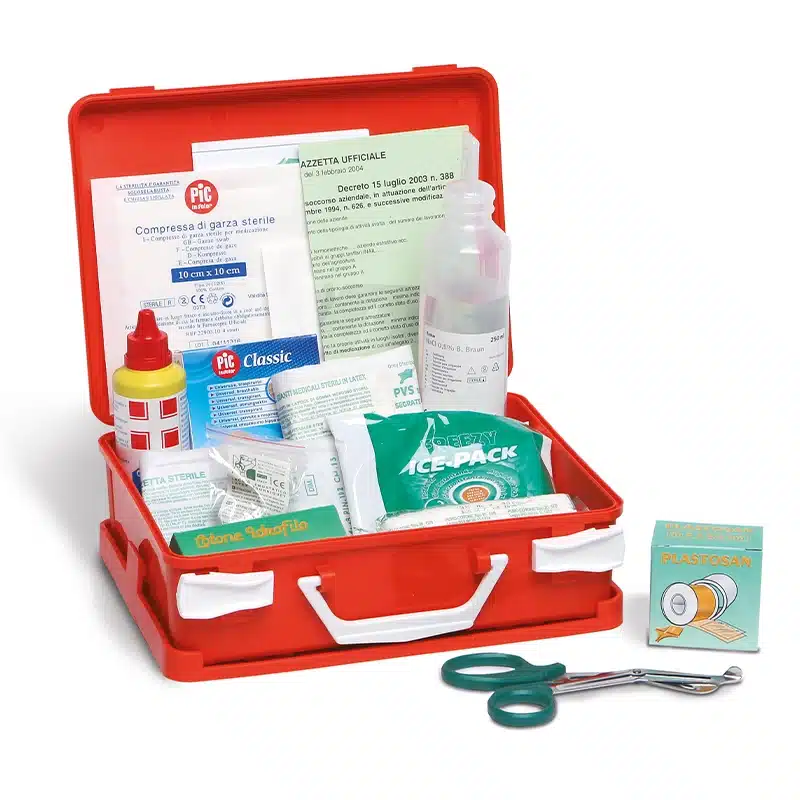Kit Pronto Soccorso per Centro Estetico e Parrucchiere Conforme DM 388/03