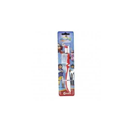 Spazzolino da denti Super4 Playmobil per bambini