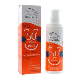 Laboratoires De Biarritz AlgaMaris Crema Solare Bio Bebè e Bambini Spf50+ 100ml