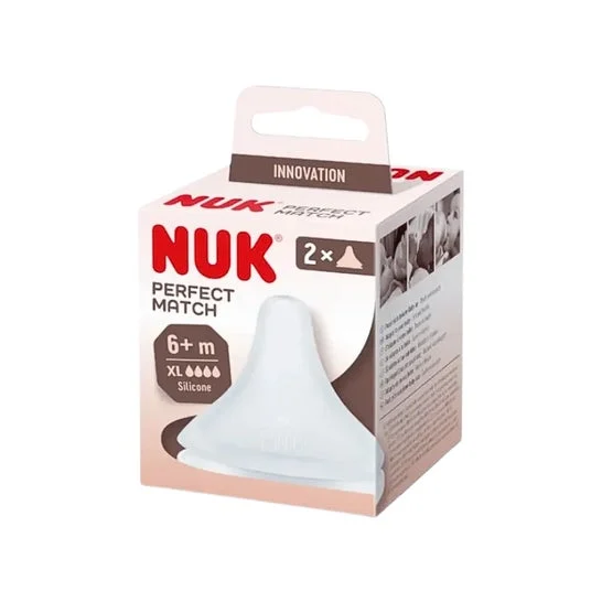 Nuk Perfect Match Tetina Silicona +6M XL 2uds