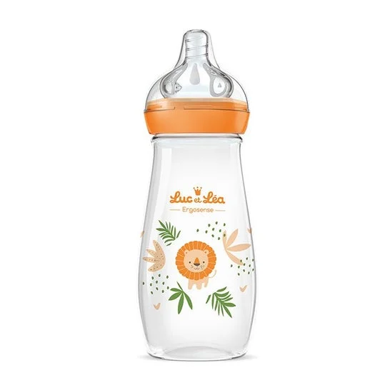 Luc et Lea Biberon Plastica Savane 330ml 1 Unità