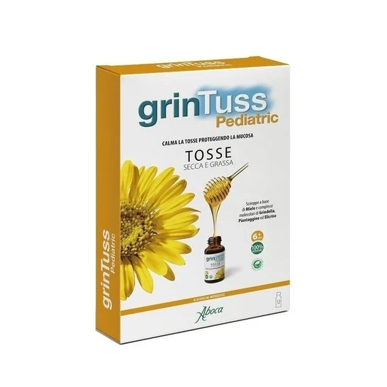 Aboca Naturaterapia Tosse Grintuss Pediatric Sciroppo 12 Unità