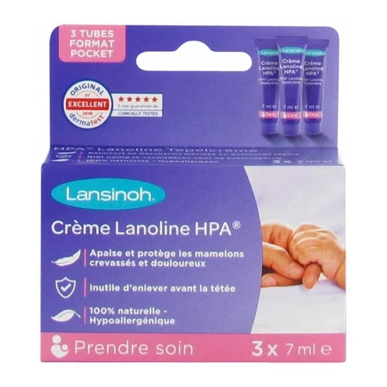 Lansinoh Crema Lanolina Hpa Capezzoli 3x7ml