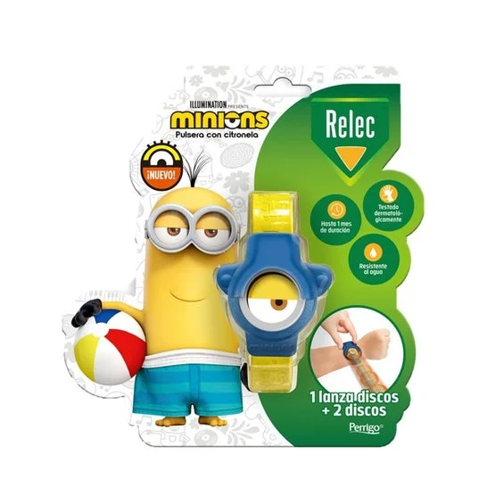 Relec Minions Mosquito Control Bracciale blu 1pc