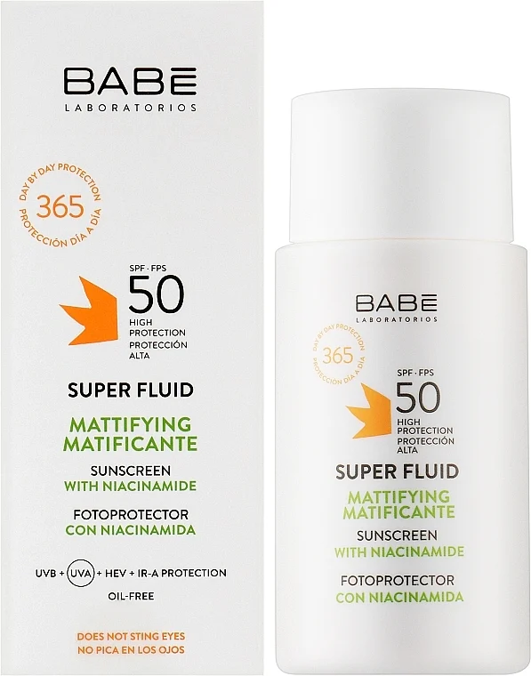 Crema solare con niacinamide, SPF 50