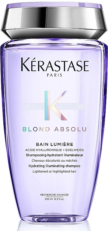 Shampoo idratante e illuminante per capelli biondi