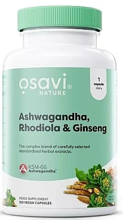 Integratore alimentare 'Ashagawa Rhodiola e Ginseng'