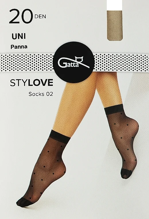 Calze da donna "Stylove 02" 20 Den, daino
