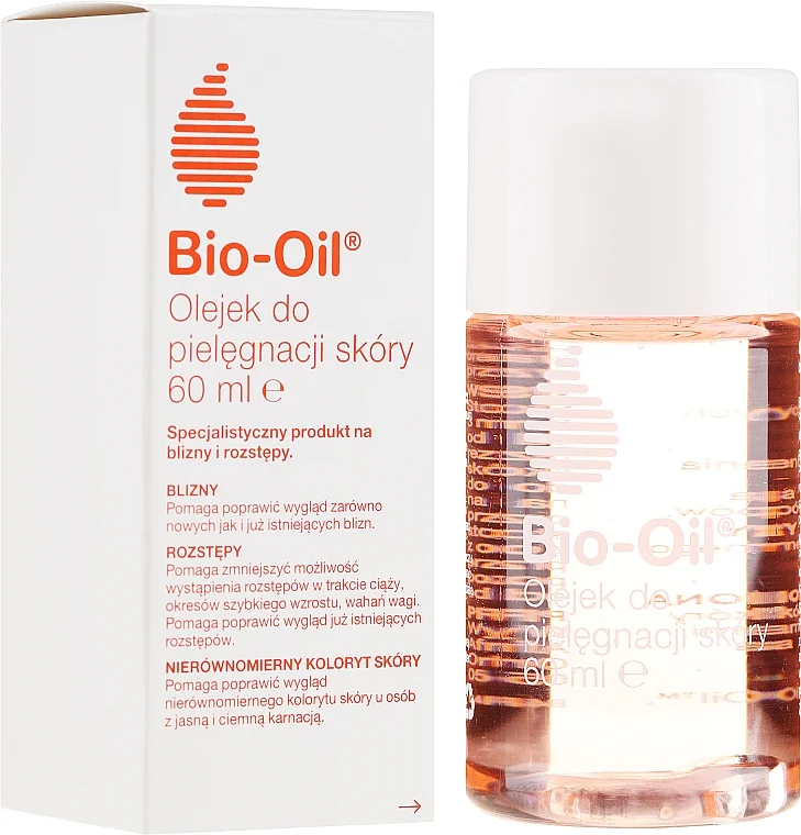 Olio corpo per smagliature e cicatrici