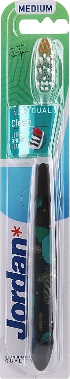 Spazzolino da denti, medio, Individual Clean, nero