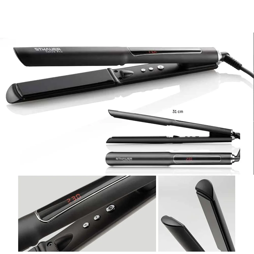 IONIC XL di Sthauer – Piastra per Capelli Professionale in Ceramica Tourmalina con Piatti Extra Lunghi