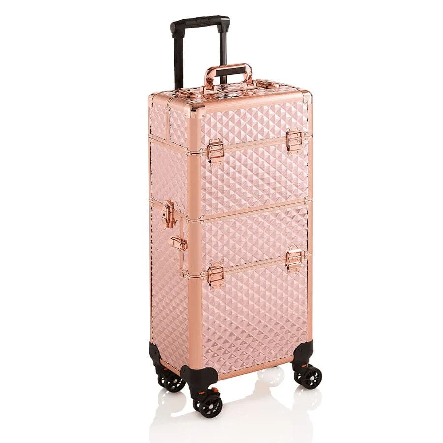 Trolley per estetista e parrucchiere Silver, Rosa o Nero