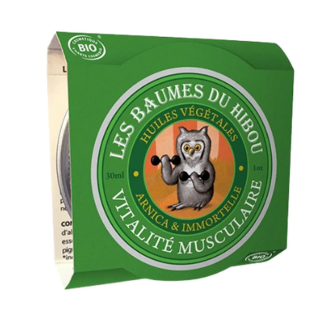 Les baumes du hibou “Vitalité Musculaire” Muscle Vitality Balsamo 30 ml