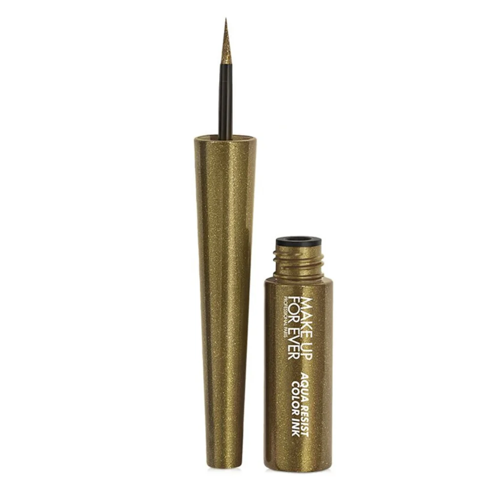 Make up for ever Eyeliner liquido Aqua Resist Color Ink (Eyeliner) 2 ml - Tonalità: 09 Khaki Twinkle