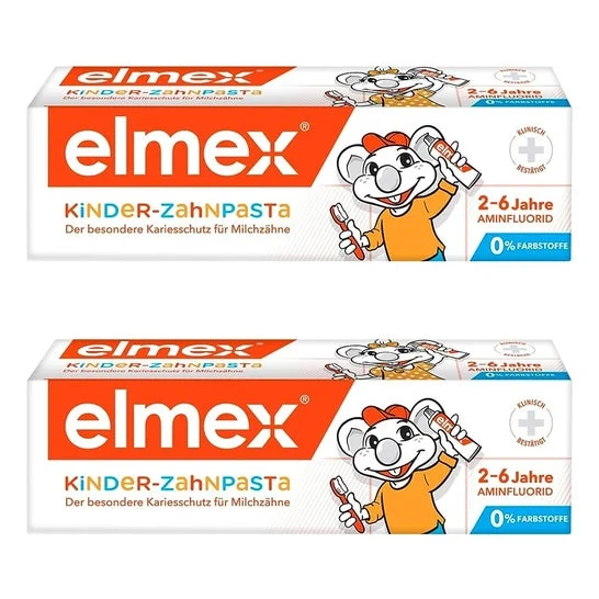 Dentifricio per bambini Elmex Caries Protection 2X50Ml