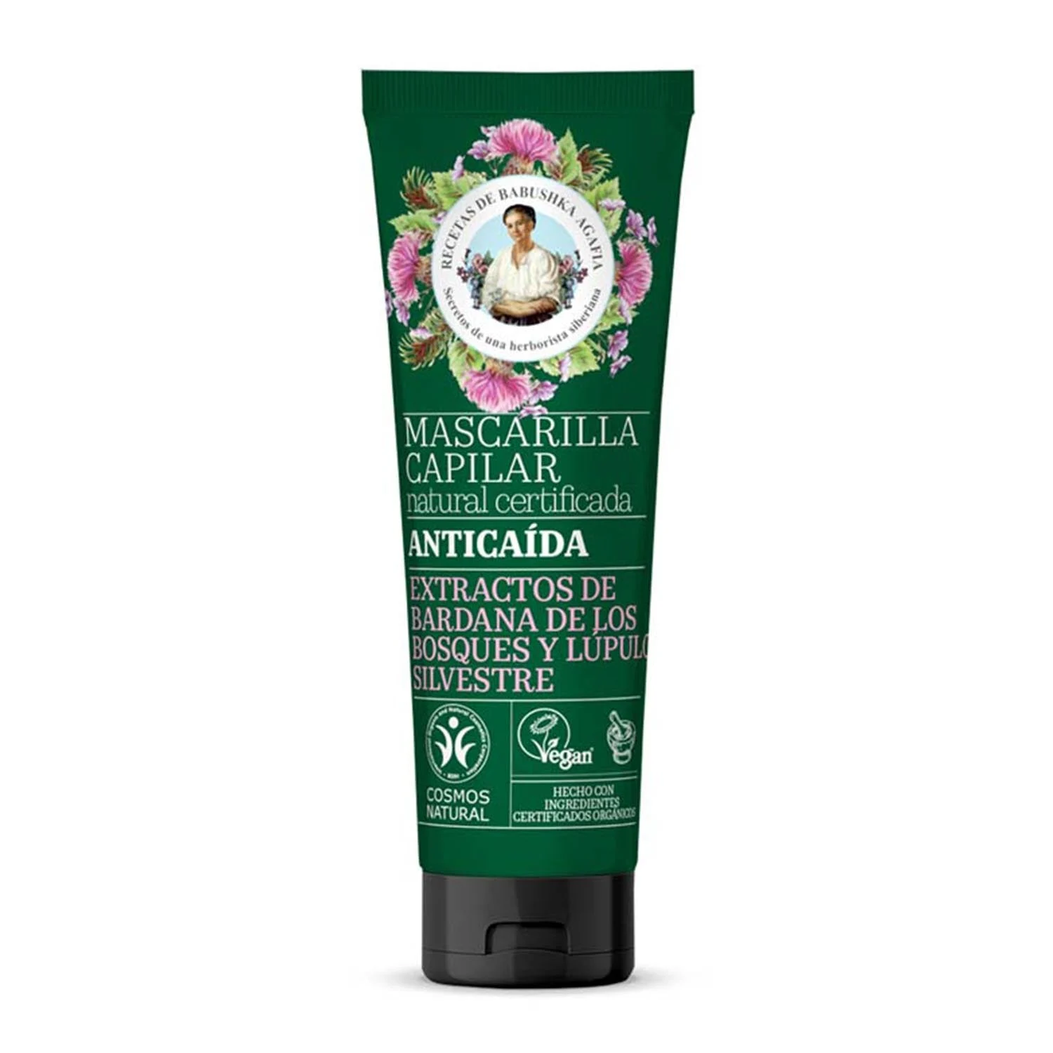 Green Agafia Luppolo Selvatico Maschera Capelli Anti-Caduta Naturale 200ml