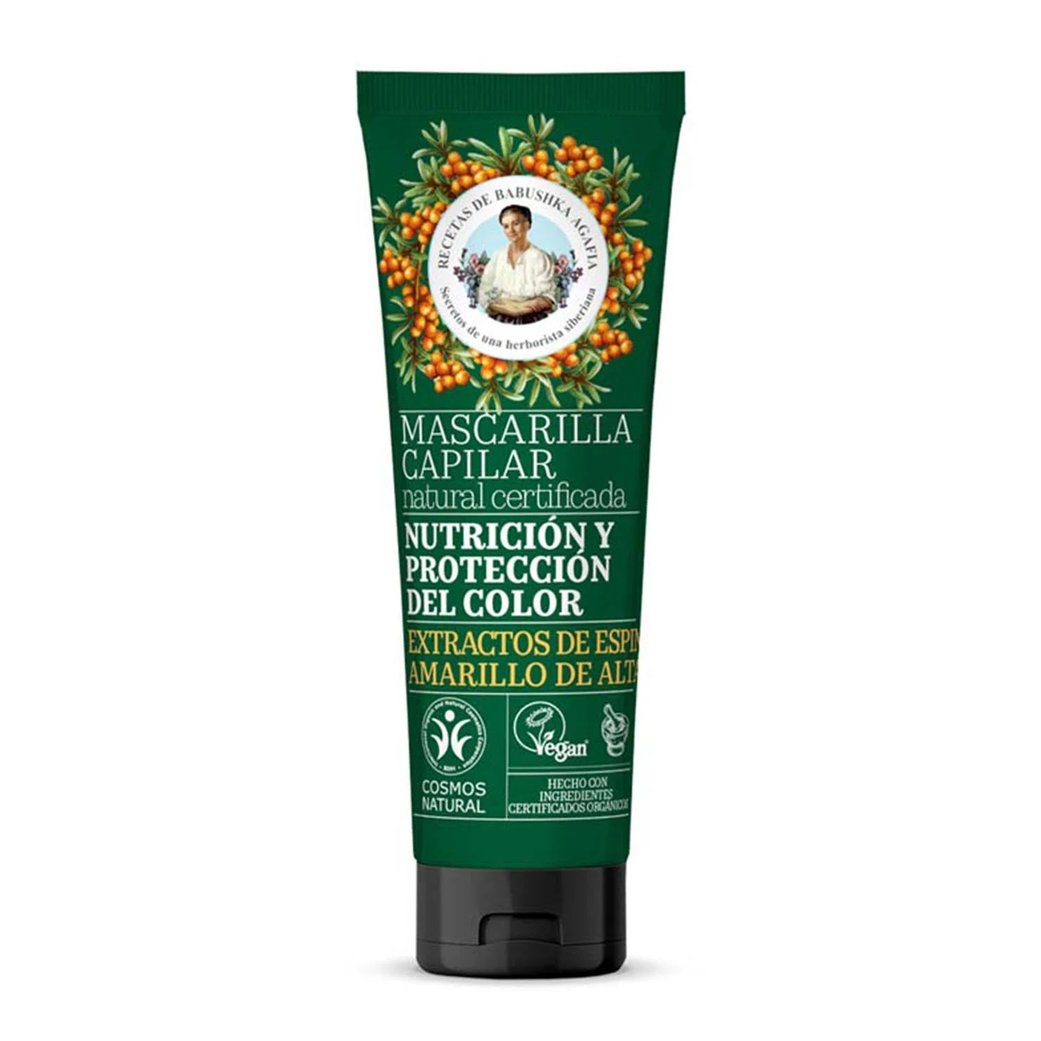 Green Agafia protezione Colore Maschera Capelli Naturale 200ml