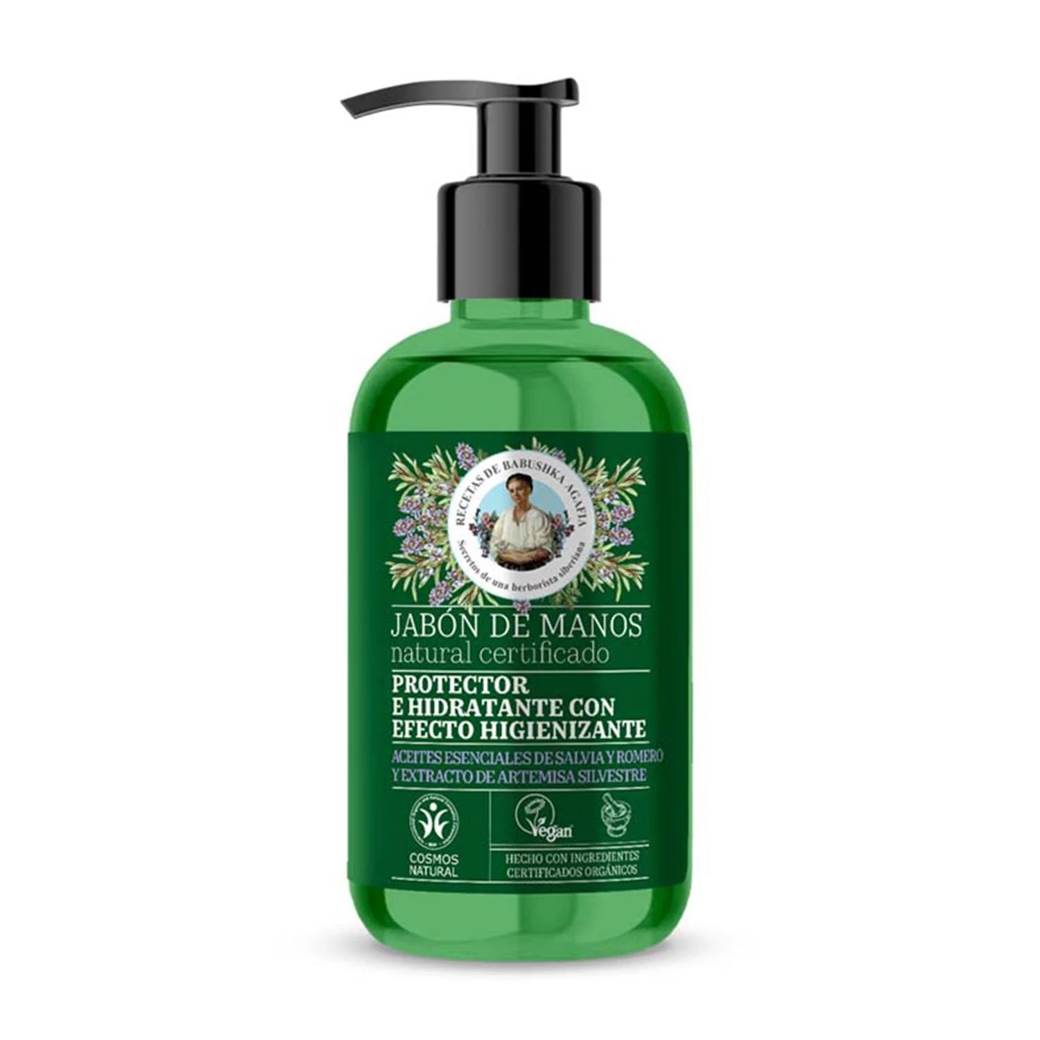 Green Agafia Protettivo Effetto Igienizzante Sapone Mani Sapone Mani Con Dosatore 300ml