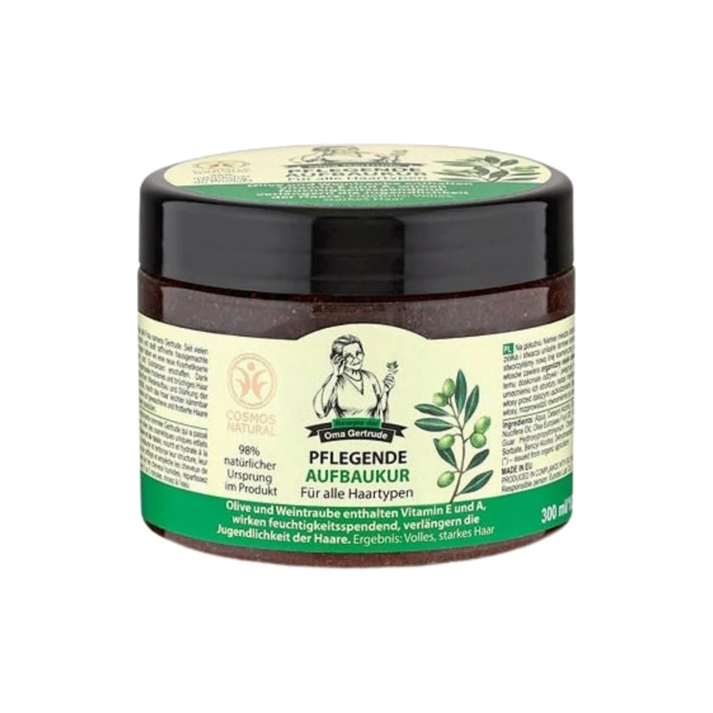 Rezepte der oma gertrude Maschera per Capelli Riparazione e Nutrimento, 300 ml