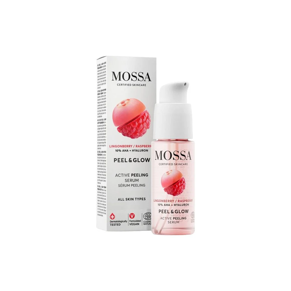 Mossa Peel & Glow Active Peeling siero, 30 ml
