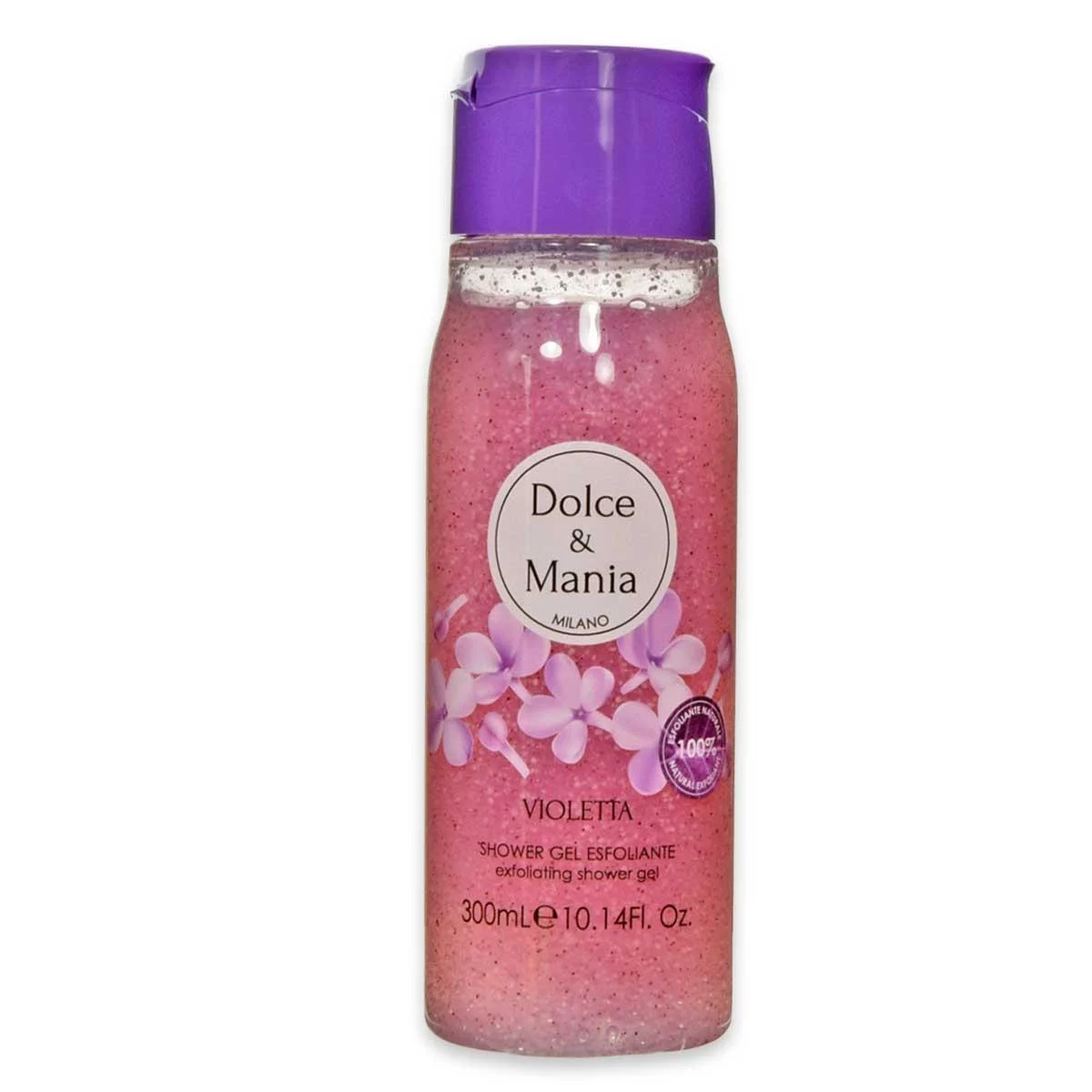 Dolce & mania gel doccia scrub 300ml violetta