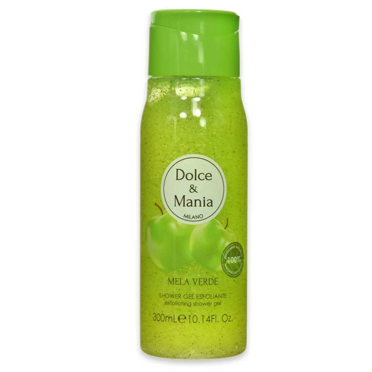 Dolce & mania gel doccia scrub 300ml mela verde