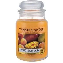 Yankee Candle Candela alla salsa alla pesca e mango (mango e pesca) - Candela profumata - 411,0 g