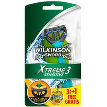 Wilkinson sword Xtreme3 Sensitive (4 pezzi) - Rasoio monouso per uomo