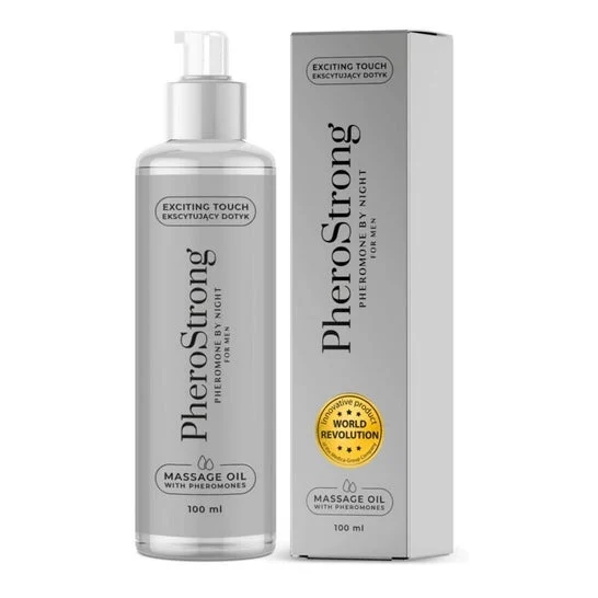 PheroStrong Pheromone By Night For Men Massage Oil 100ml