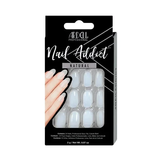 Ardell Nail Addict Natural Unghie Finte Oval 24 Unità